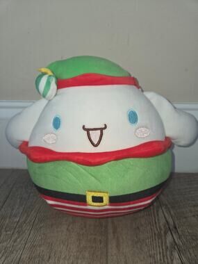 Squishmallows Cinnamoroll Sanrio Christmas Elf Plush